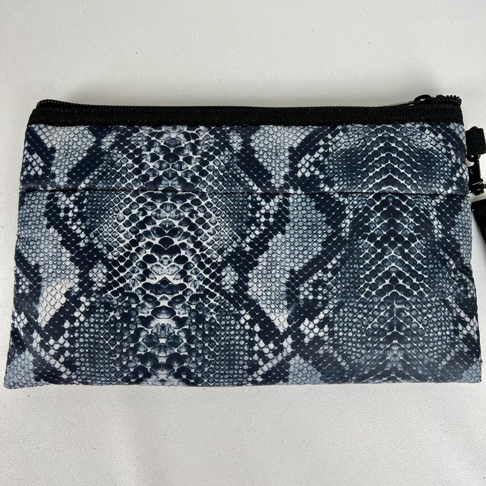 Haute Shore Jaime Blue Python Puffer Tote Crossbo… - image 10